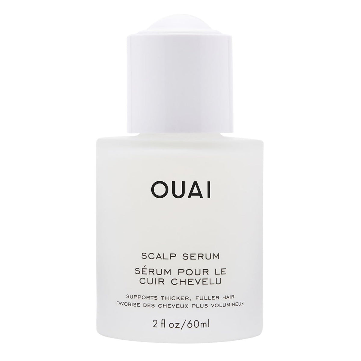 OUAI front packaging showing the 2 fl oz bottle and brand clarity benefit