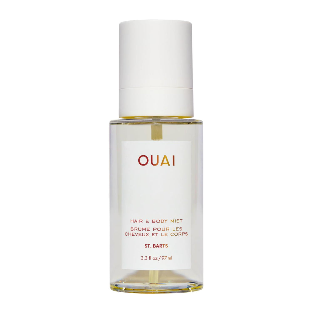 OUAI St. Barts front bottle showing sleek packaging and travel-ready size