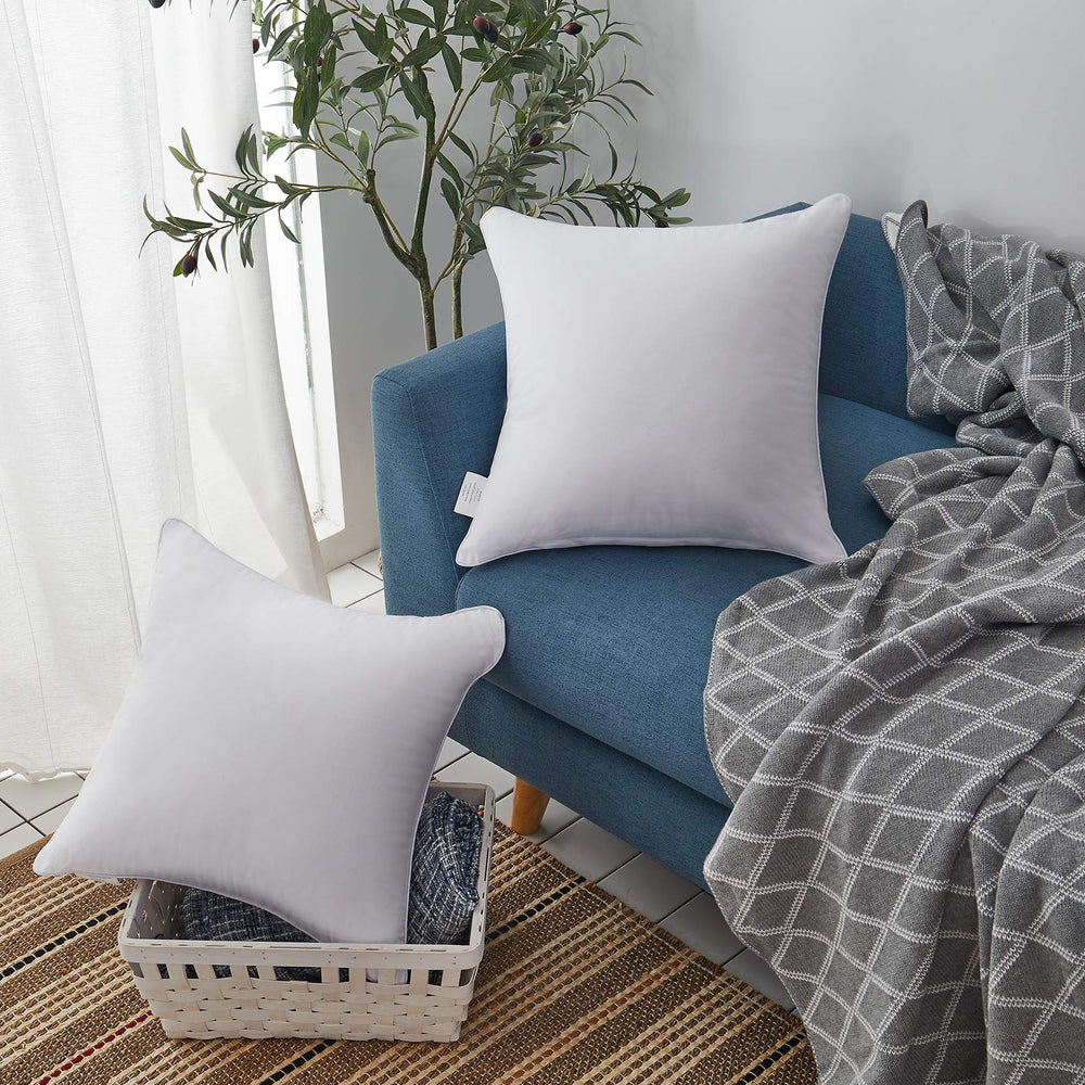 Oubonun arranged on bed showing coordinated bedroom decor and comfortable support