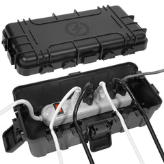 OUTDSPLY front closed box showing compact weatherproof protection