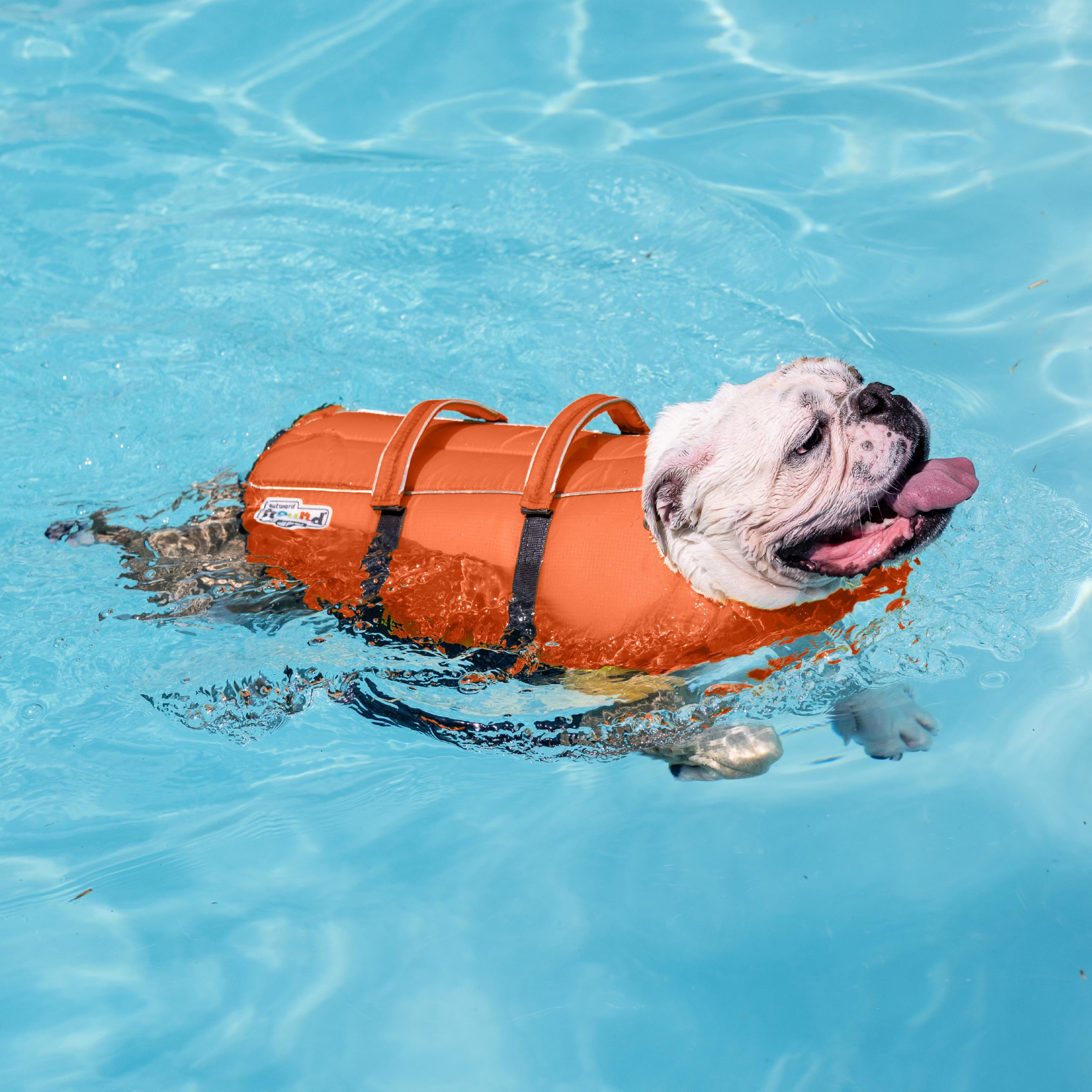Outward Hound ripstop fabric close-up showing durable, lightweight material