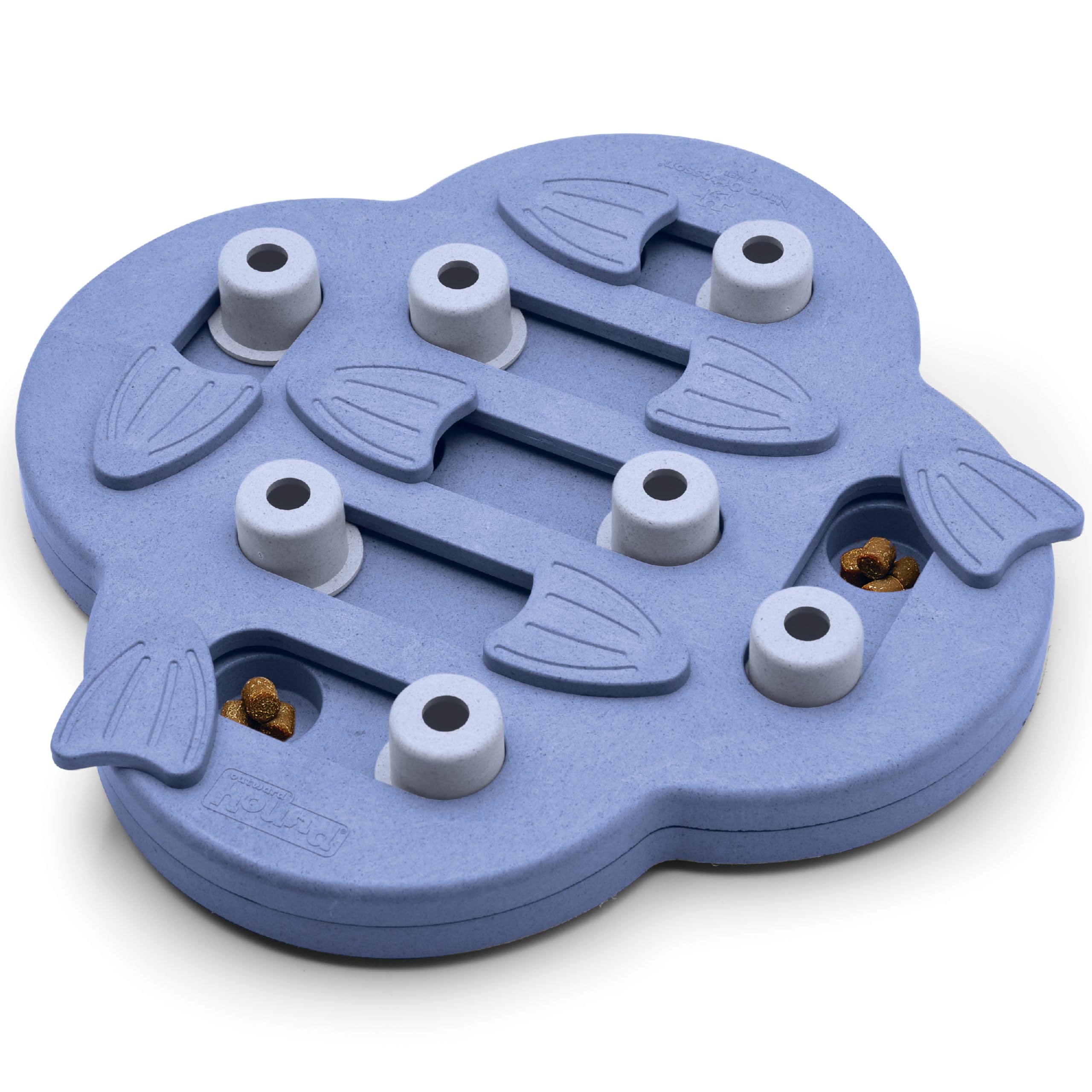 Outward Hound front view showing puzzle layout and easy-to-clean surface benefit