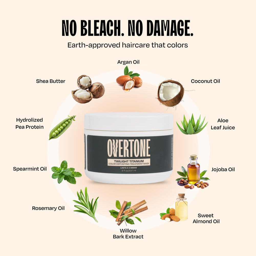 oVertone product lineup on shelf showing shade option variety and color layering