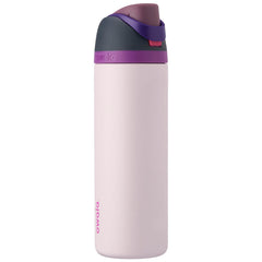 Owala FreeSip front view showing bottle finish and capacity keeps drinks cold