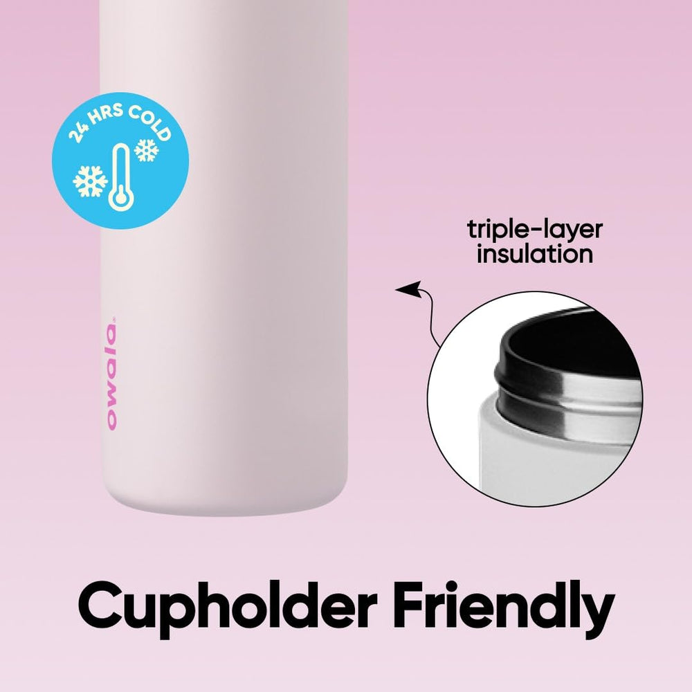 Owala FreeSip carry loop held in hand for secure transport convenience