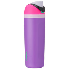 Owala FreeSip front view showing Darling Diva color and easy one-handed use