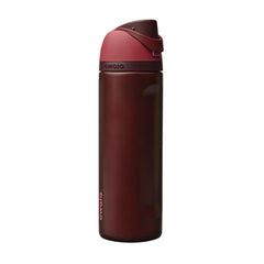 Owala FreeSip front view in Black Cherry showing bottle silhouette and finish, ideal for style