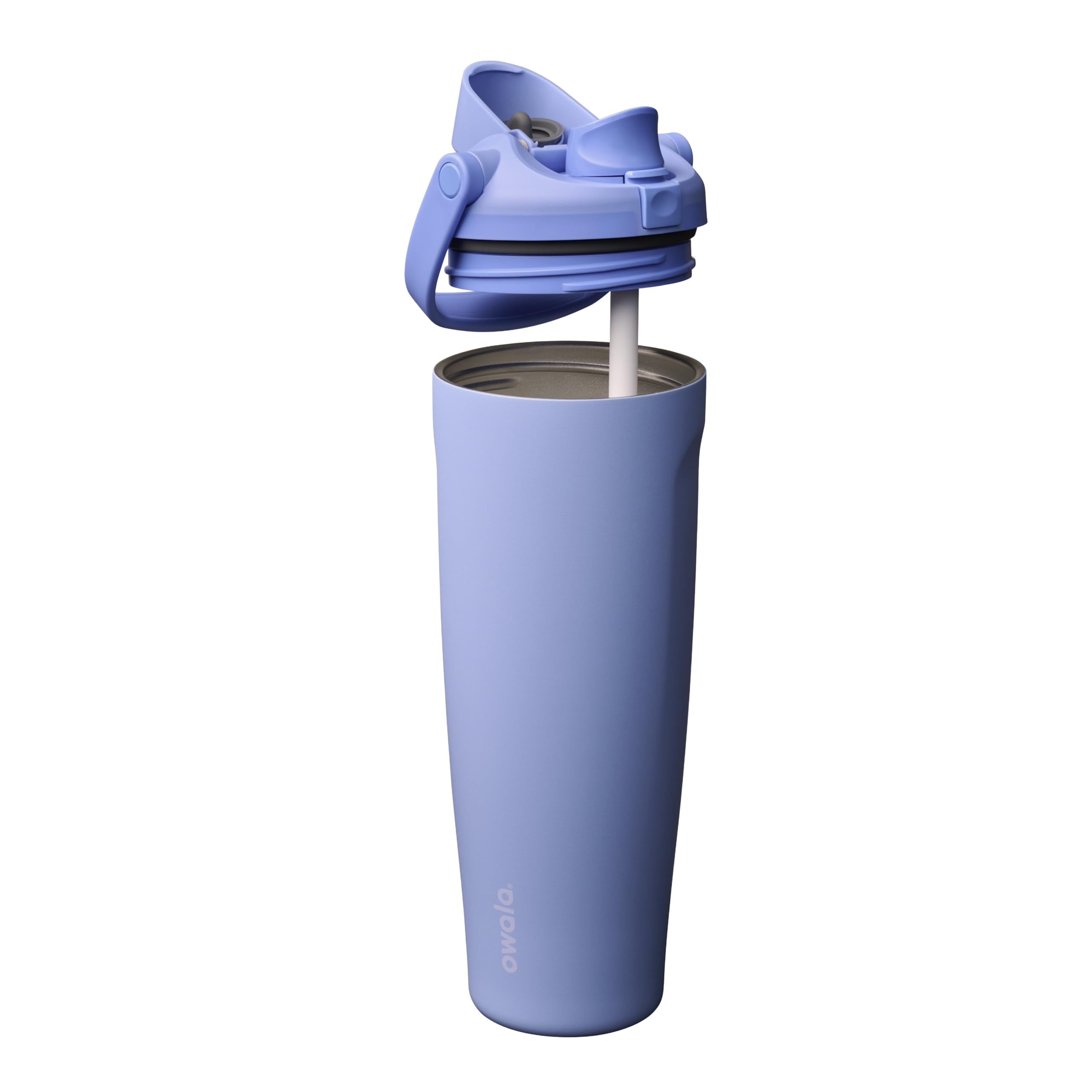 Owala FreeSip Sway side profile with tapered base that fits cupholders