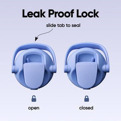 Owala FreeSip Sway handle and lock detail for secure travel and carry
