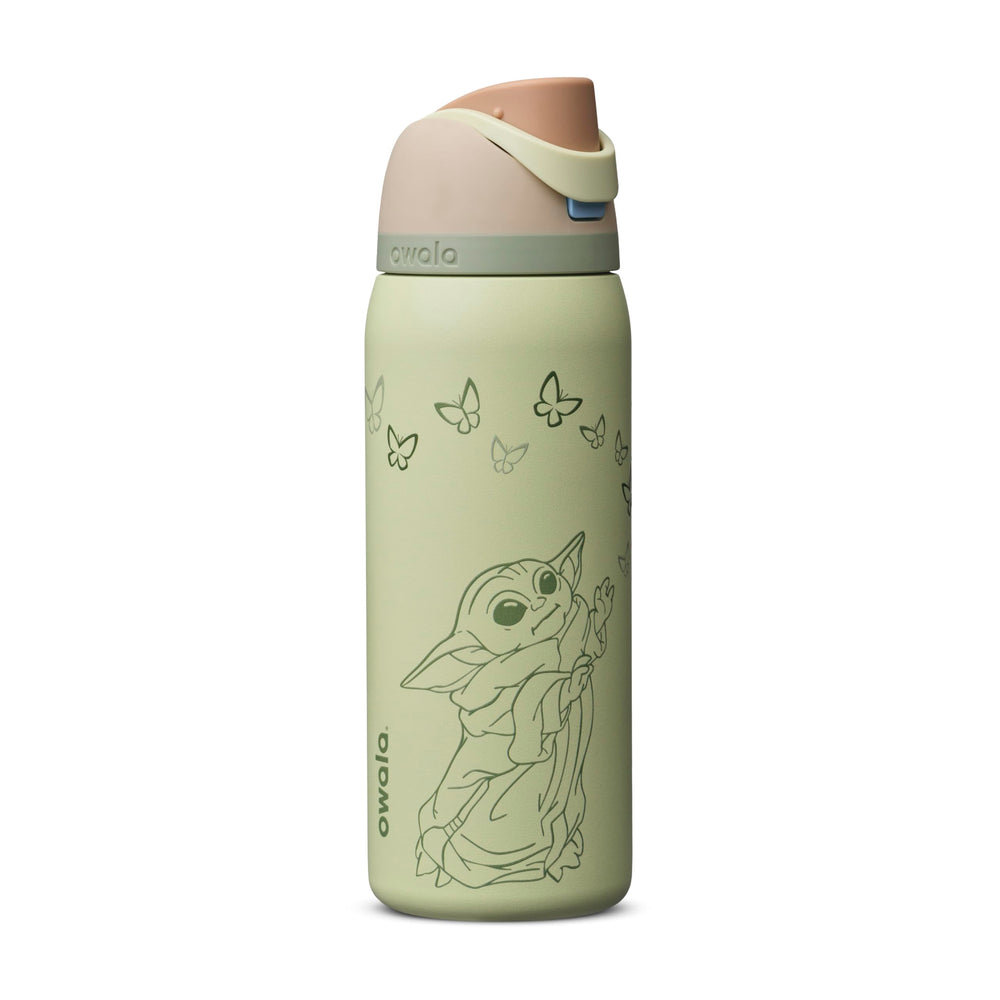 Owala GroGu front view showing full bottle and Star Wars design, great for gifting