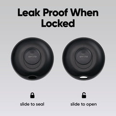 Owala SmoothSip Slider leakproof slide-top spout detail for splash-free sipping