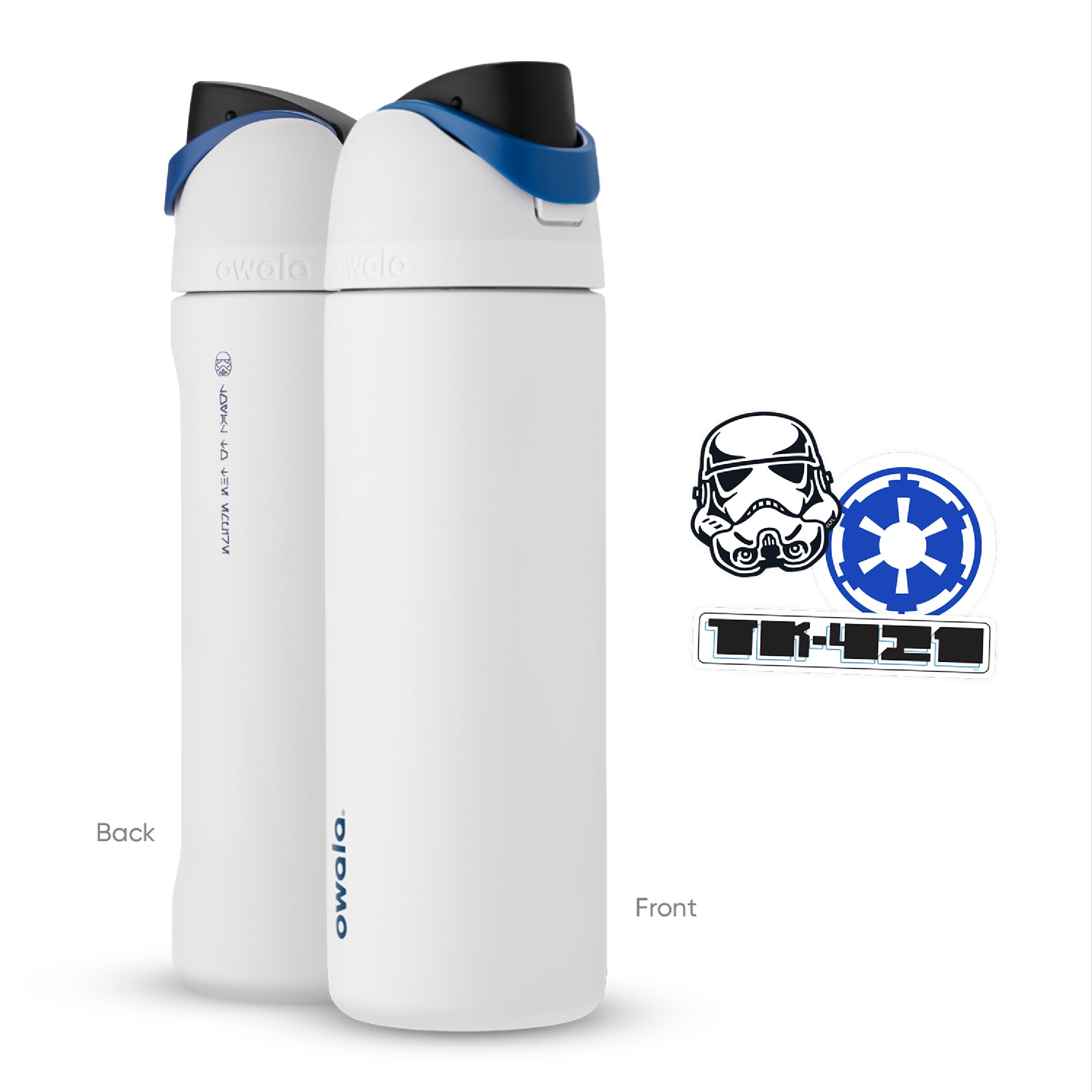Owala Stormtrooper cutaway illustrating double-wall insulation for long cold retention