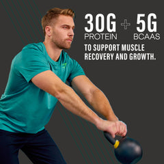 OWYN Pro Elite glass shake poured and ready with recovery-focused nutrition