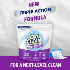 Close-up of OxiClean powder texture highlighting stain-fighting granules