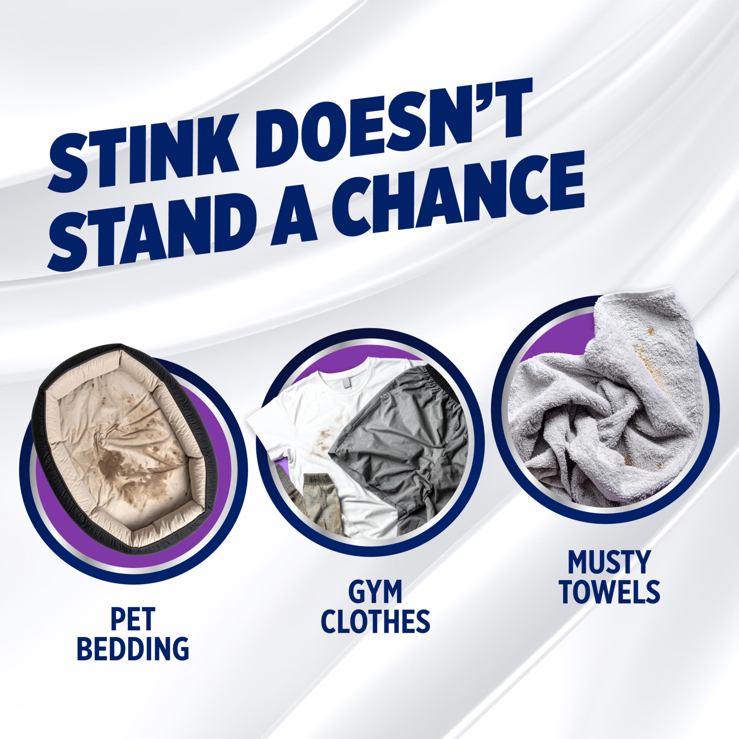 Garments soaking in a basin with OxiClean for powerful pre-soak action