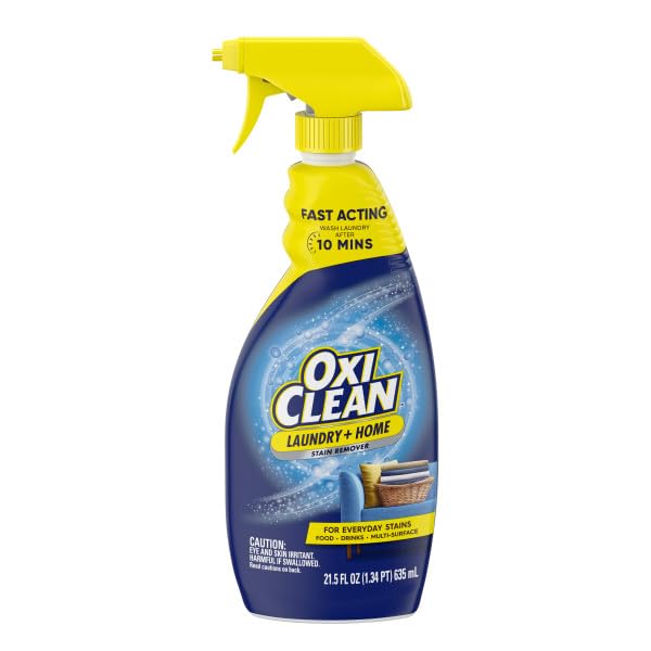 OxiClean refill bottle close-up label emphasizing concentrated value