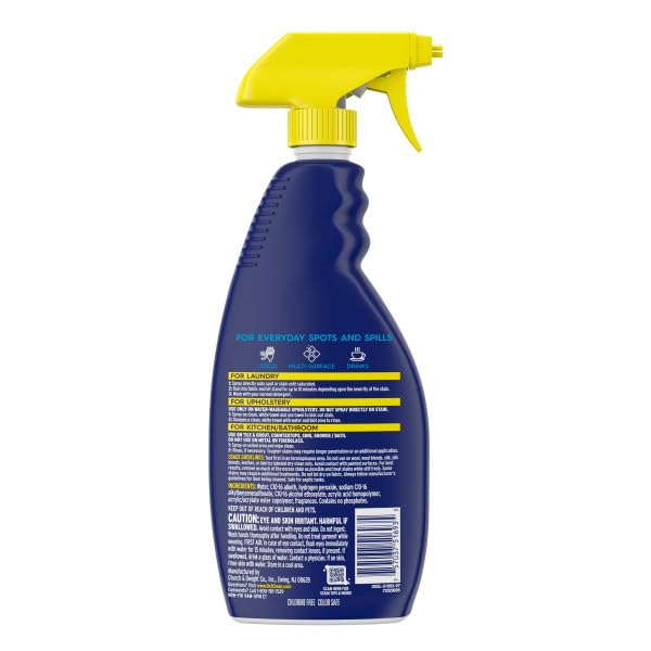 OxiClean spray nozzle releasing product for quick pretreating benefit