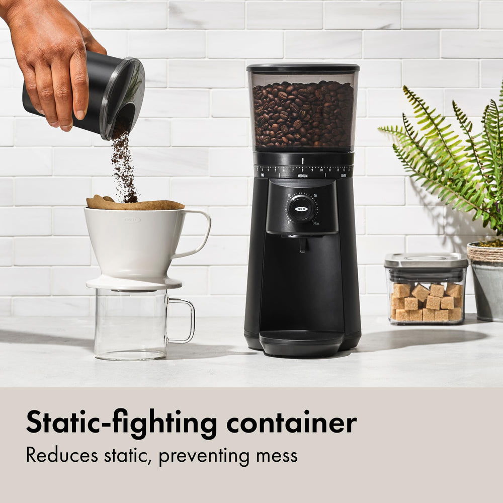 OXO Brew control dial and timer offering precise grind-size selection