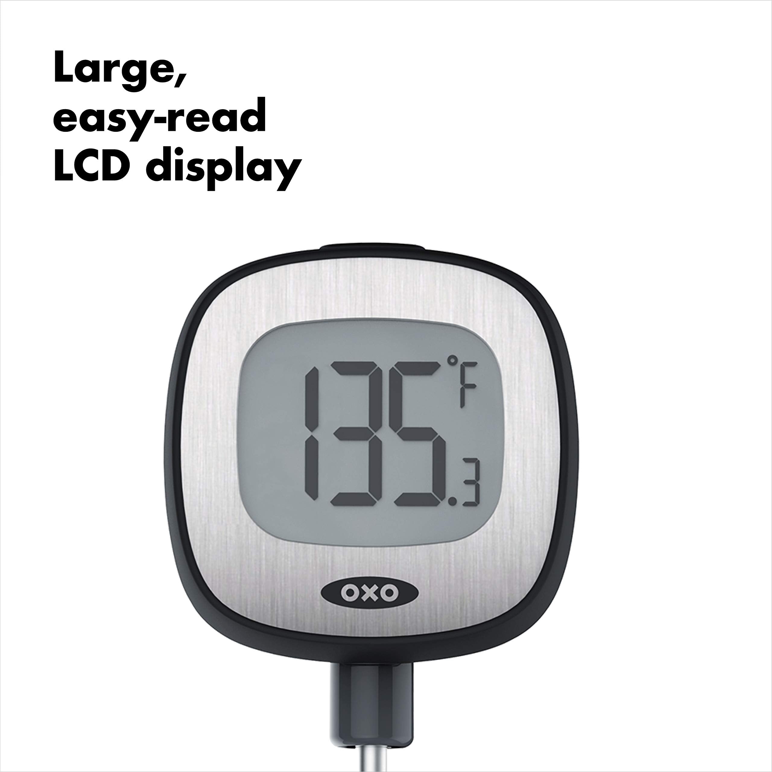 OXO Good Grips ultra-thin probe close-up for quick, accurate temperature transfer
