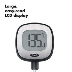OXO Good Grips ultra-thin probe close-up for quick, accurate temperature transfer