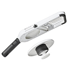 OXO Good Grips clear runway close-up showing visibility and slicing accuracy