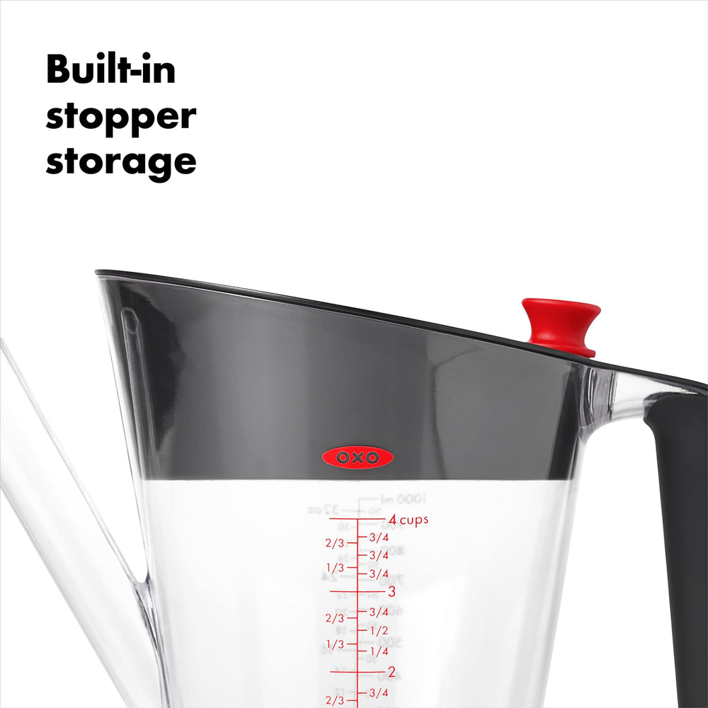 OXO Good Grips ergonomic non-slip handle ensuring secure, comfortable grip