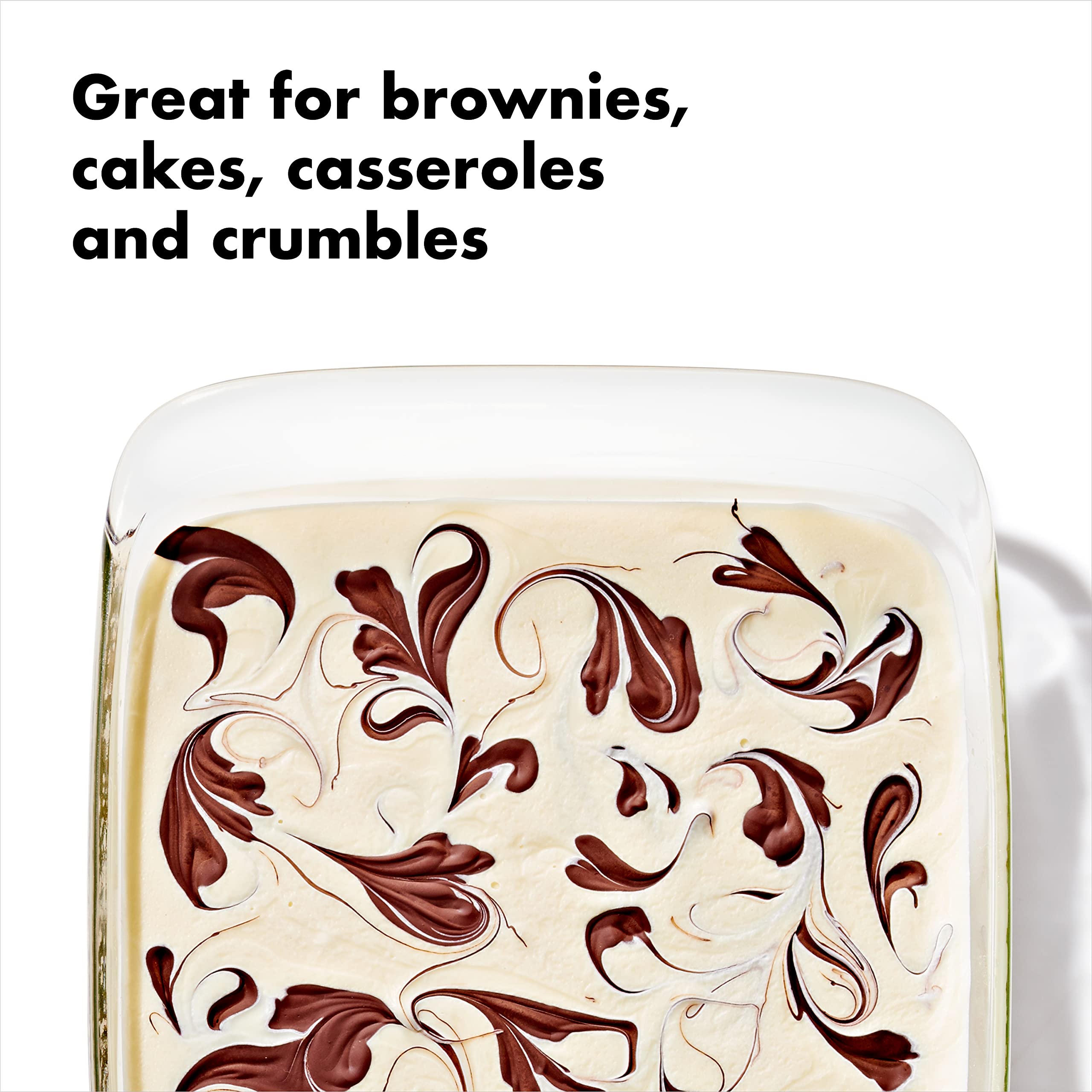 OXO Good Grips dish in oven demonstrating freezer-to-oven convenience