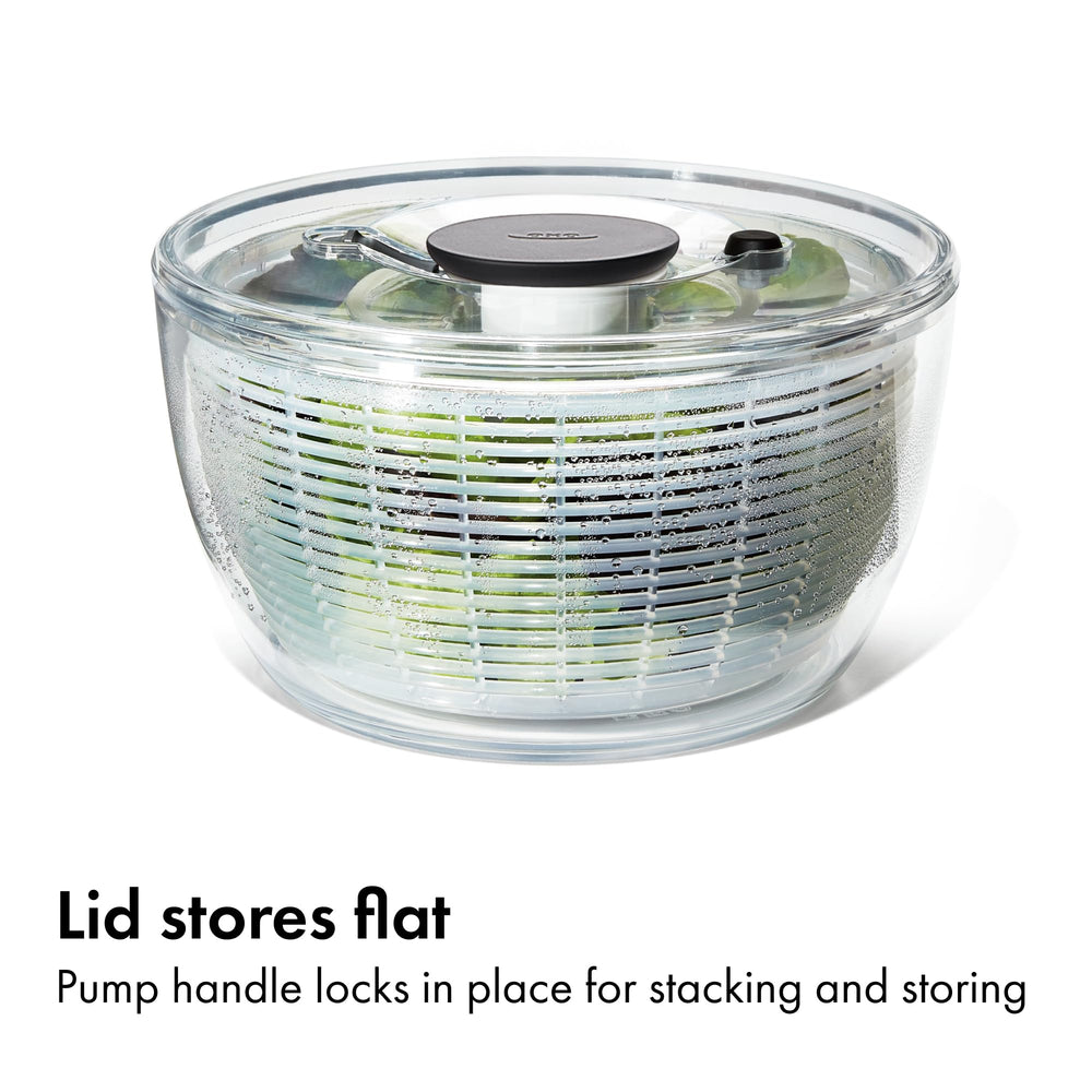 OXO disassembled lid and basket, easy-to-clean parts and hygiene benefit
