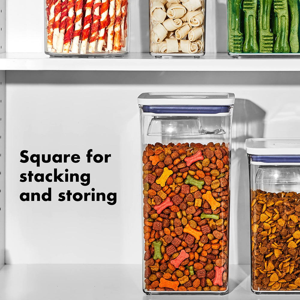 OXO Pet POP on kitchen counter highlighting neat presentation benefit