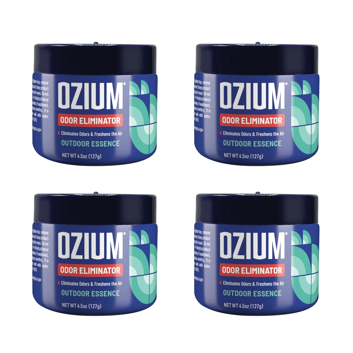 Ozium front packaging showing product and clear label for easy identification