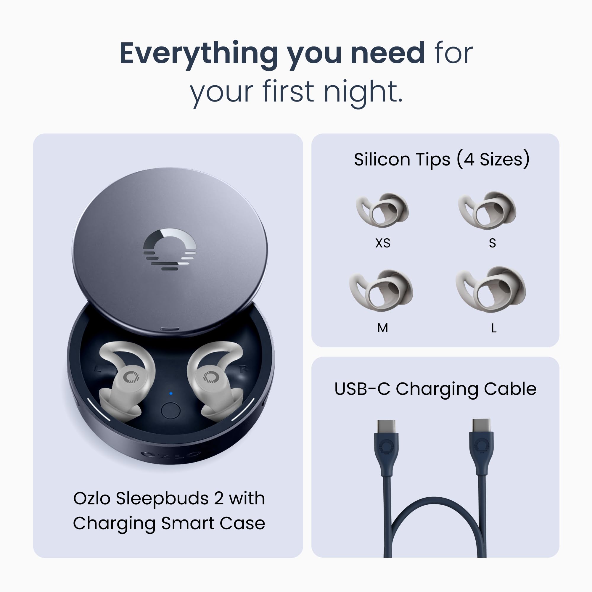 Ozlo in-ear alarm demo highlighting discreet wake without disturbing partner