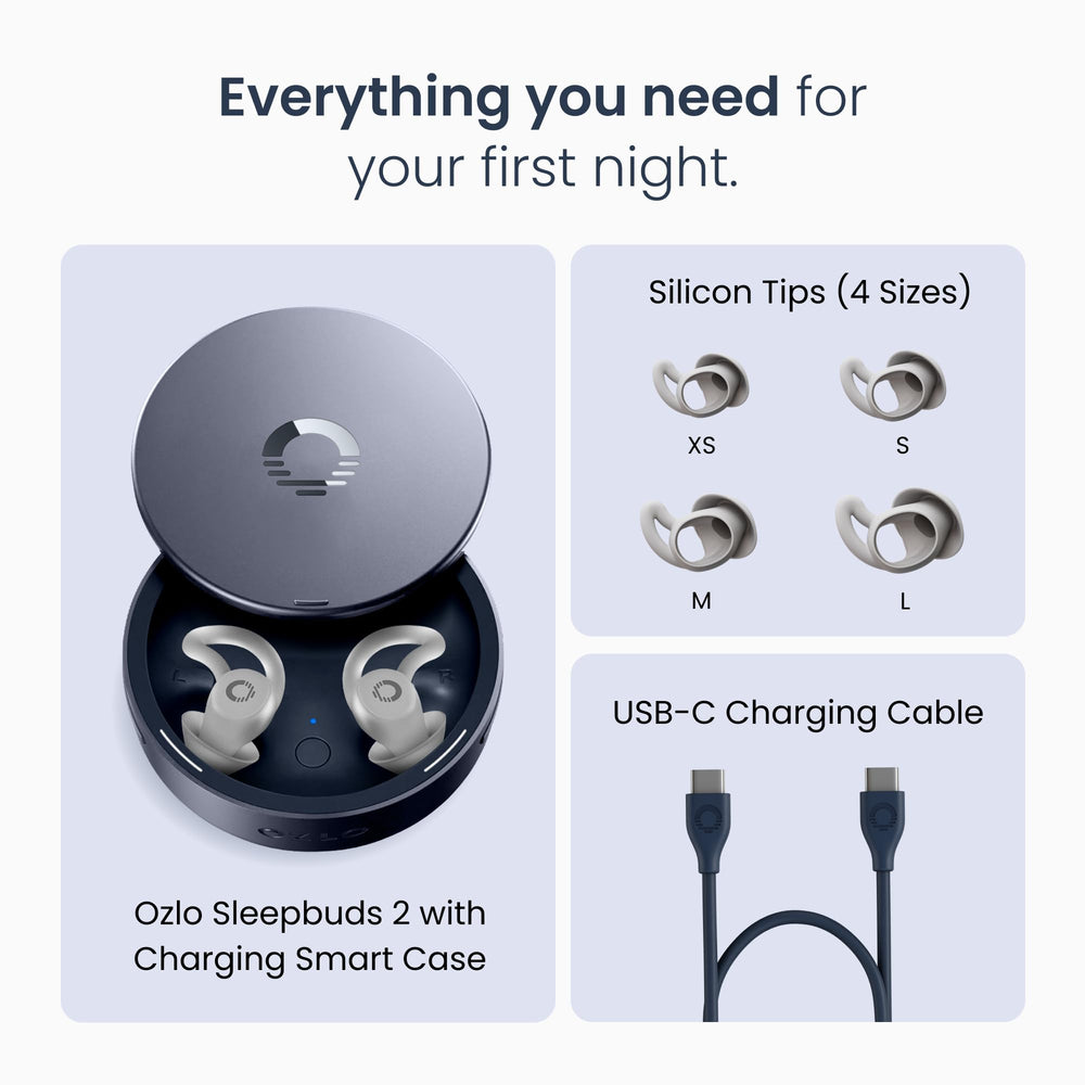 Ozlo in-ear alarm demo highlighting discreet wake without disturbing partner