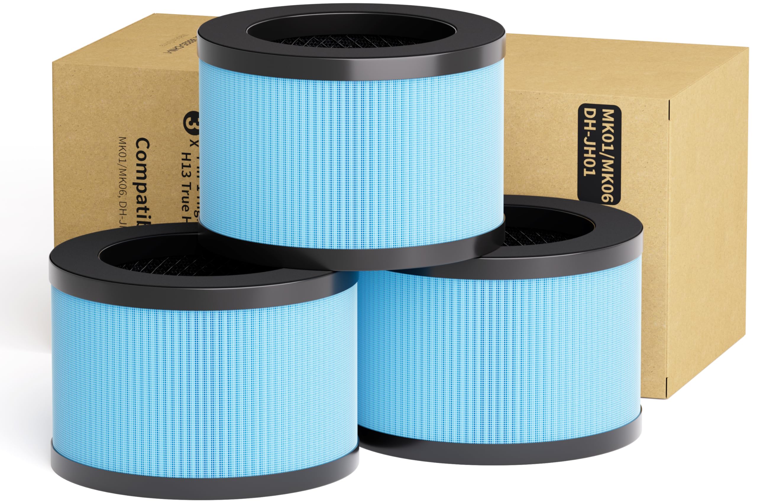 PacHamper front packaging showing three replacement filters and benefits