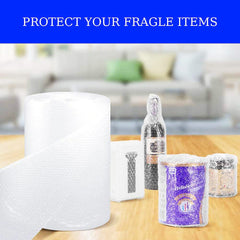 packbabol roll beside ruler showing 12 inch width, clarifies size