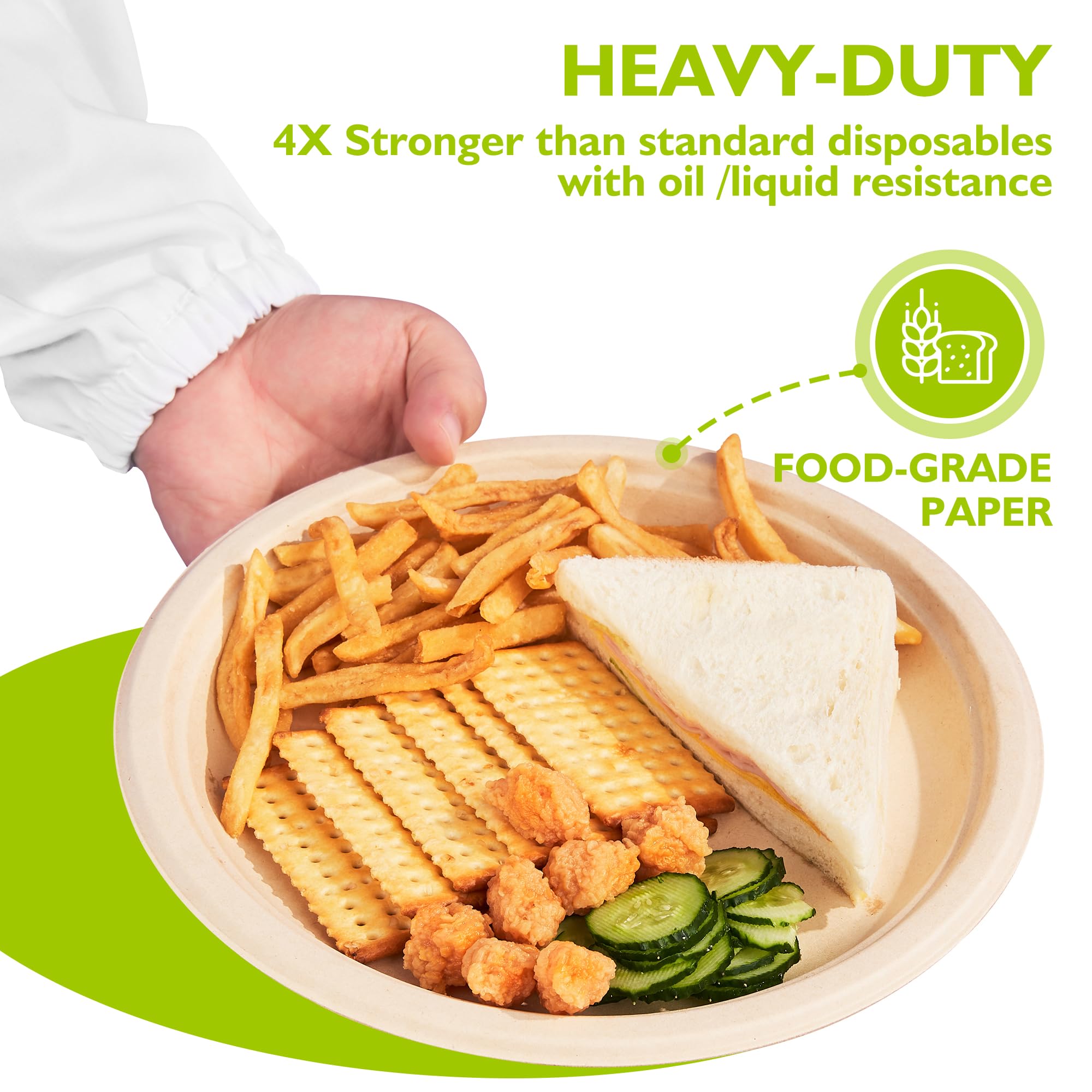 PACKINNO plates on picnic table showing outdoor-ready durable serveware