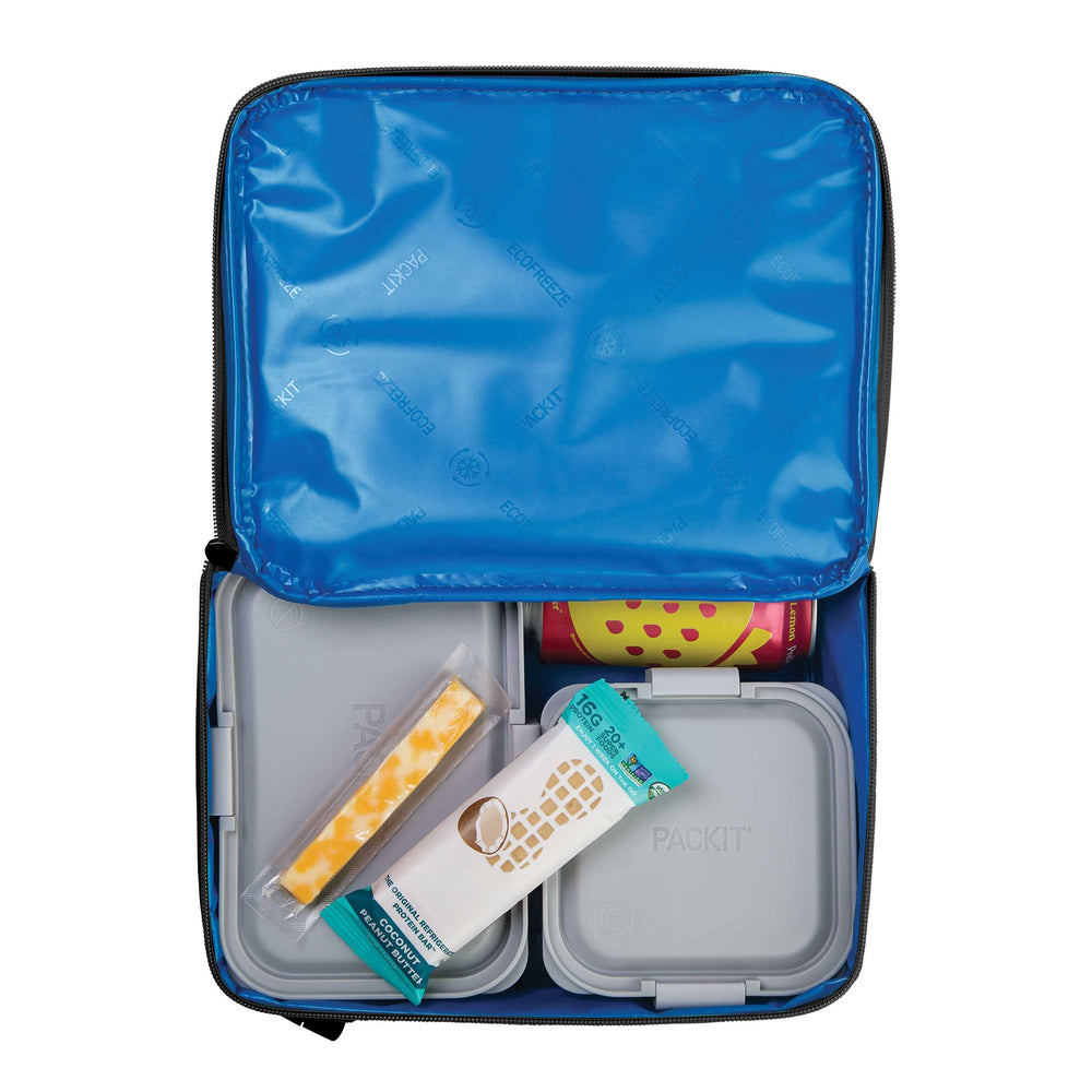 PackIt Classic flat in freezer ready to freeze saving freezer space