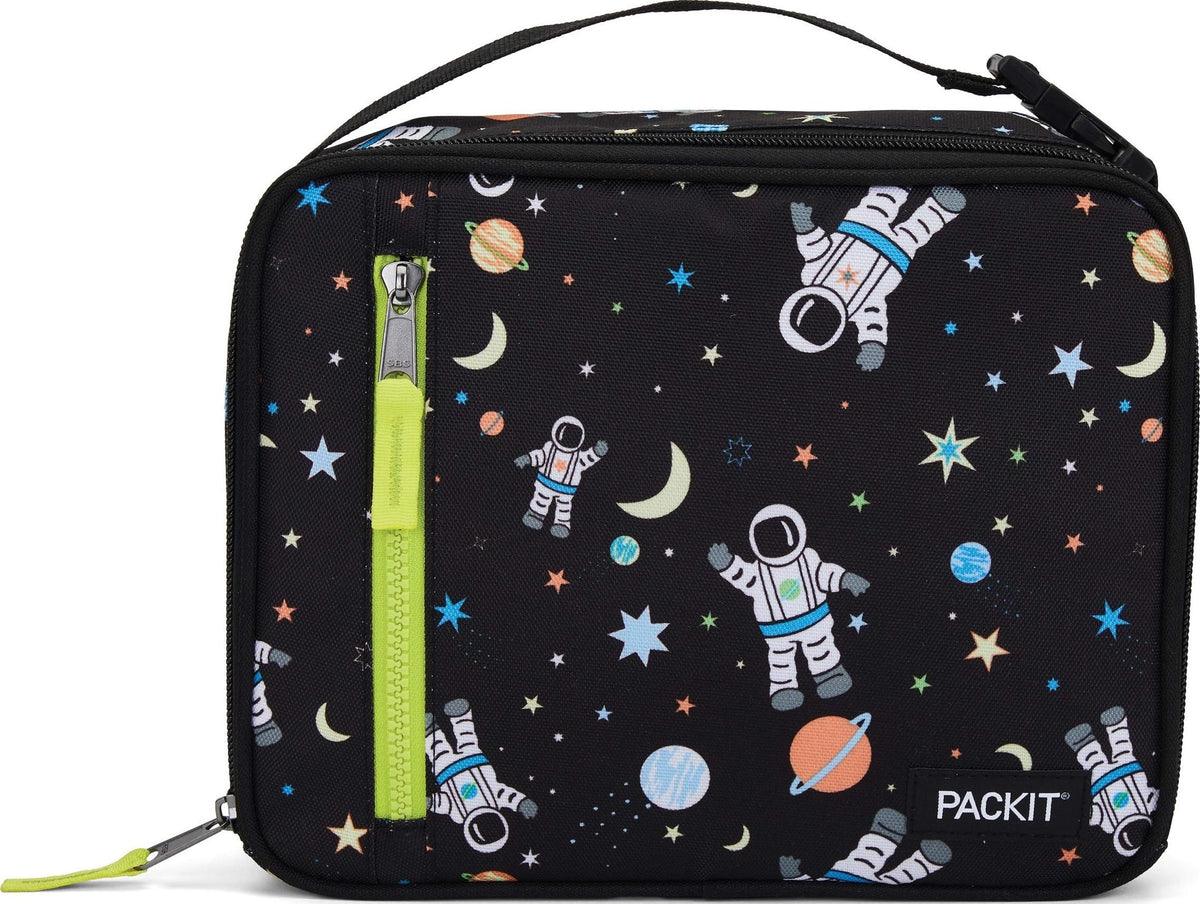 PackIt Spaceman front view showing roomy interior and design benefit