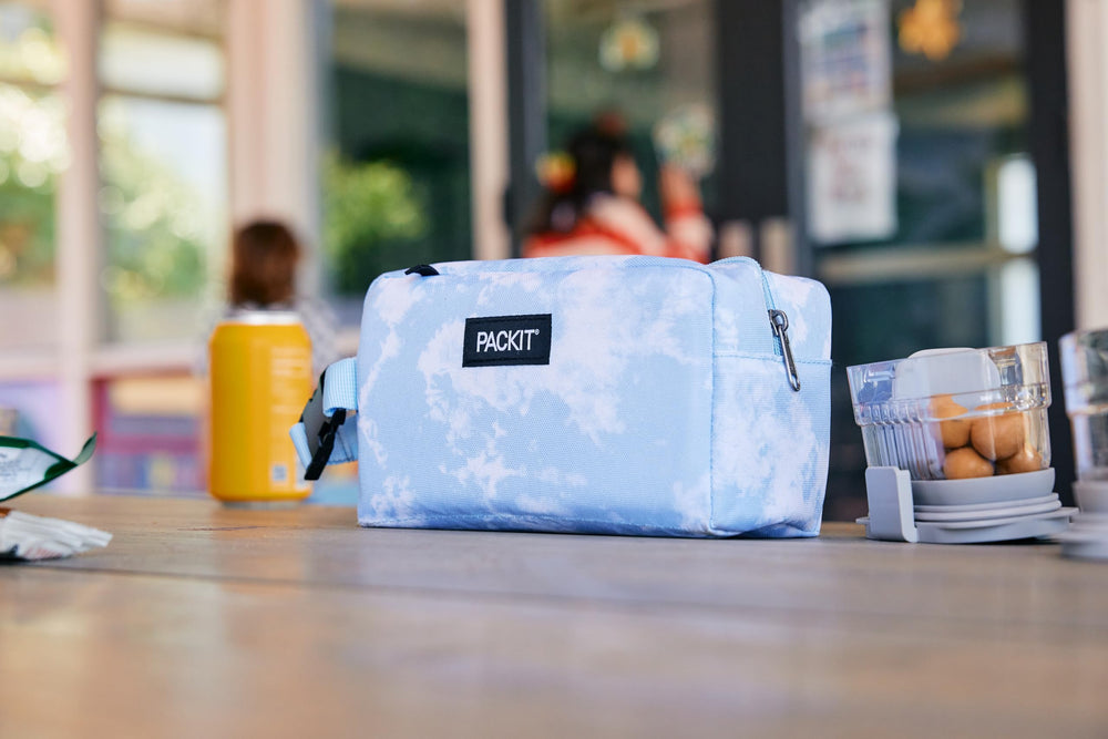 PackIt Tie Dye Sorbet inside a diaper bag showing scale and organization for busy parents