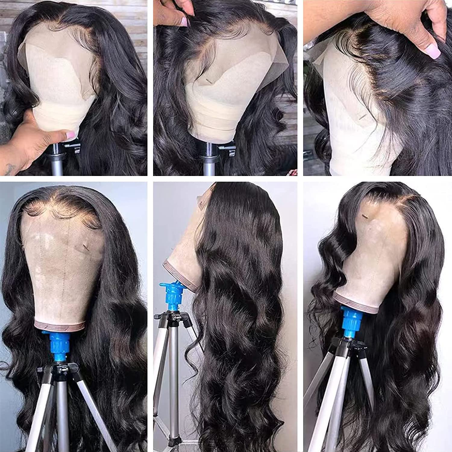 padise body wave texture close-up showing soft bounce and natural shine
