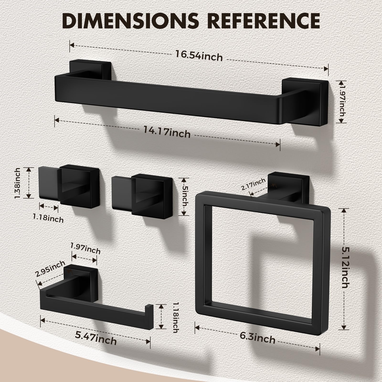 PAHSFS size comparison with ruler showing 16-inch bar scale and space planning benefit
