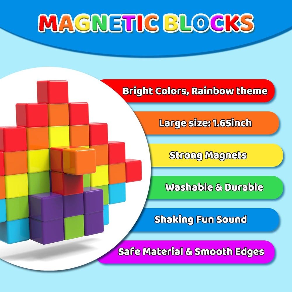 Pairez Toys toddler stacking cubes on playmat highlighting fine-motor skills