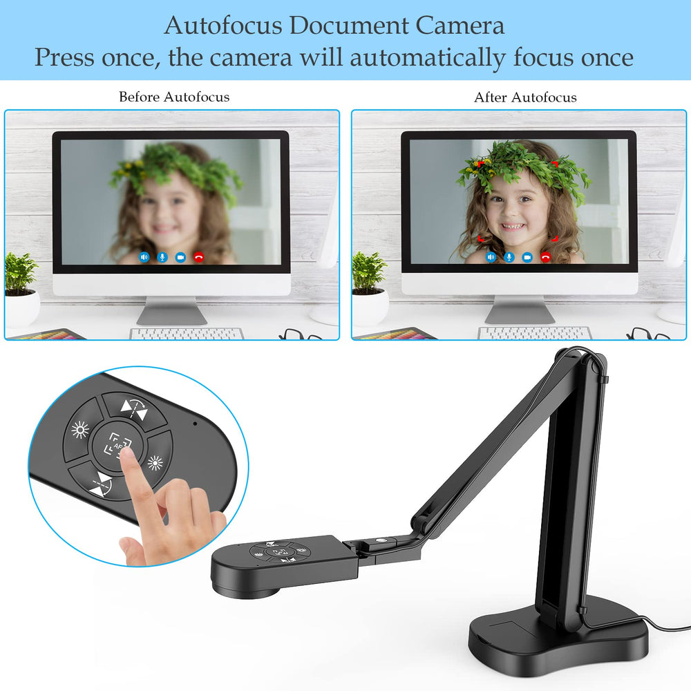 PAKOTOO dual microphones close detail improving voice clarity for remote teaching
