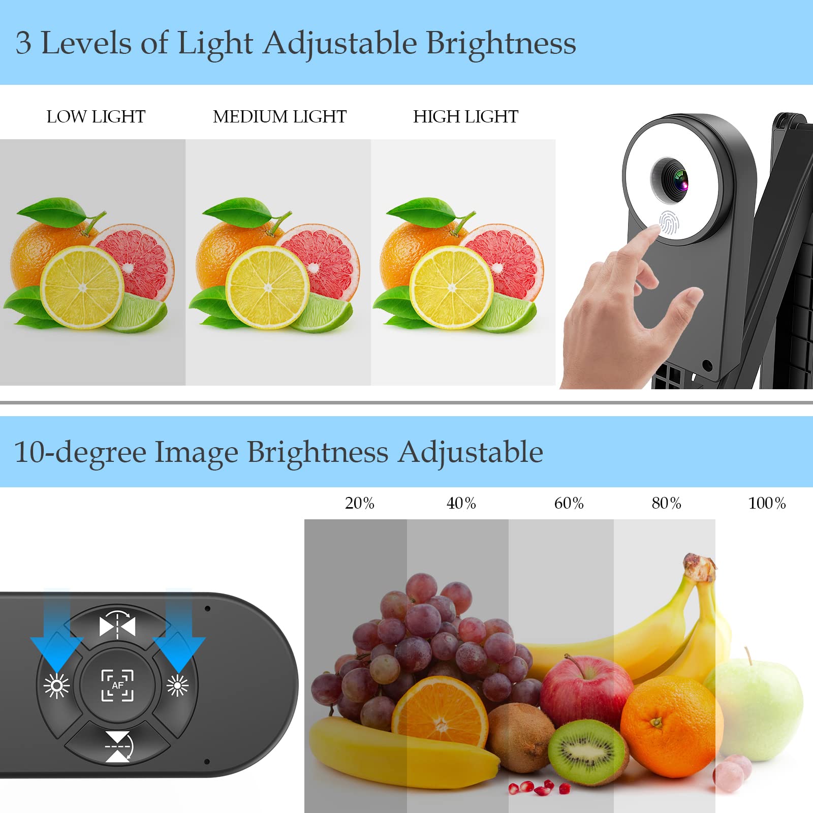 PAKOTOO LED lights at different levels to balance brightness in classrooms