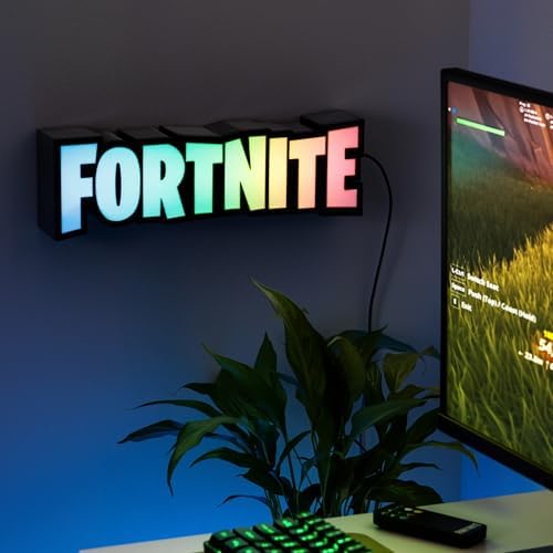 Paladone Fortnite shown next to a controller for size reference and scale