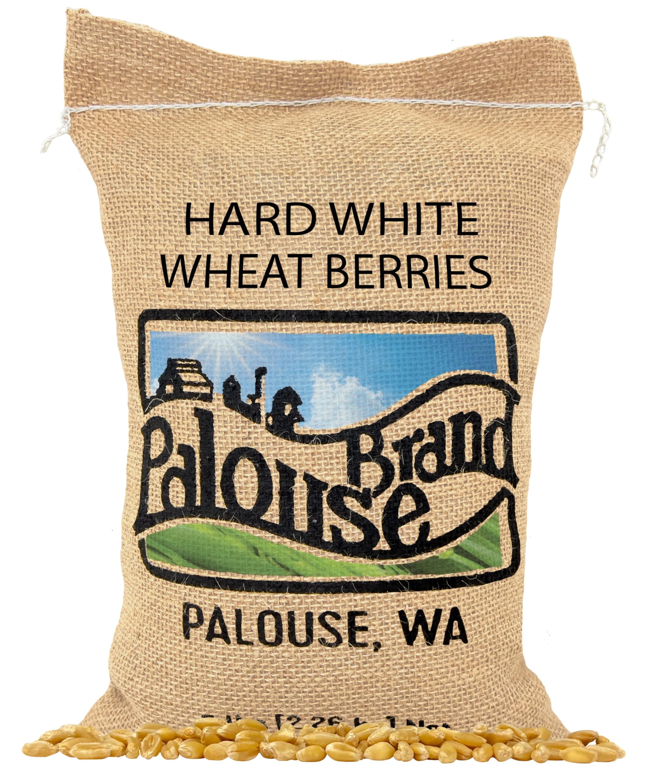 Palouse Brand front packaging showing 5 lb bag and benefits