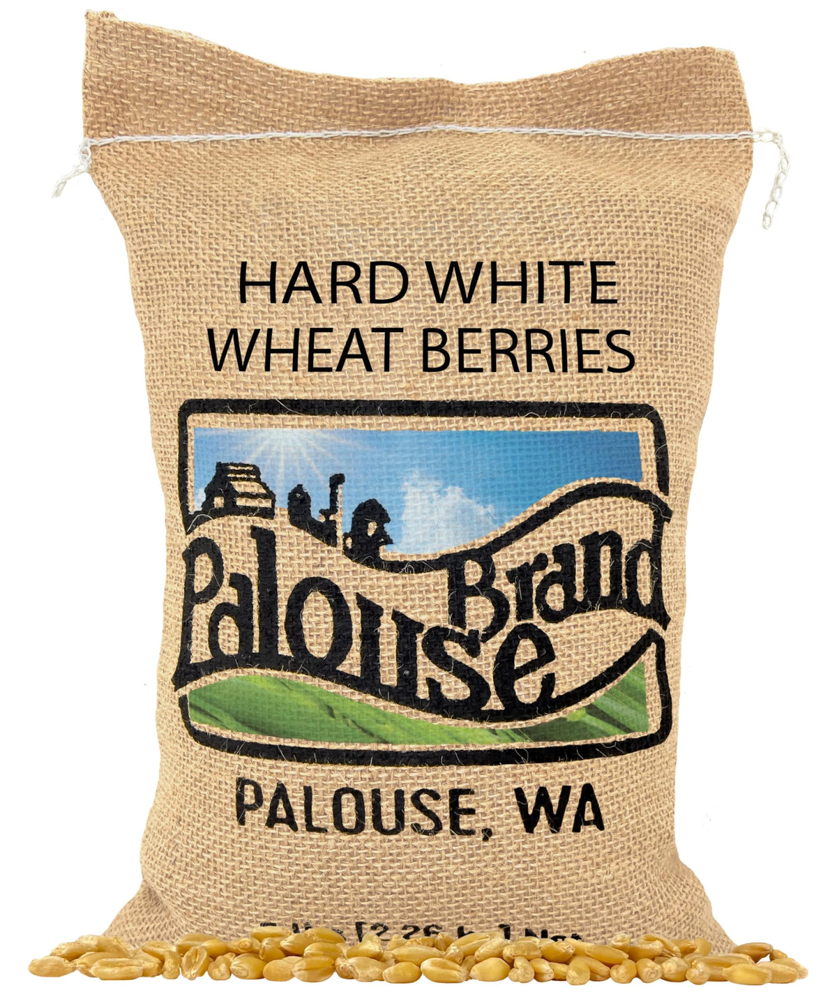 Palouse Brand front packaging showing 5 lb bag and benefits
