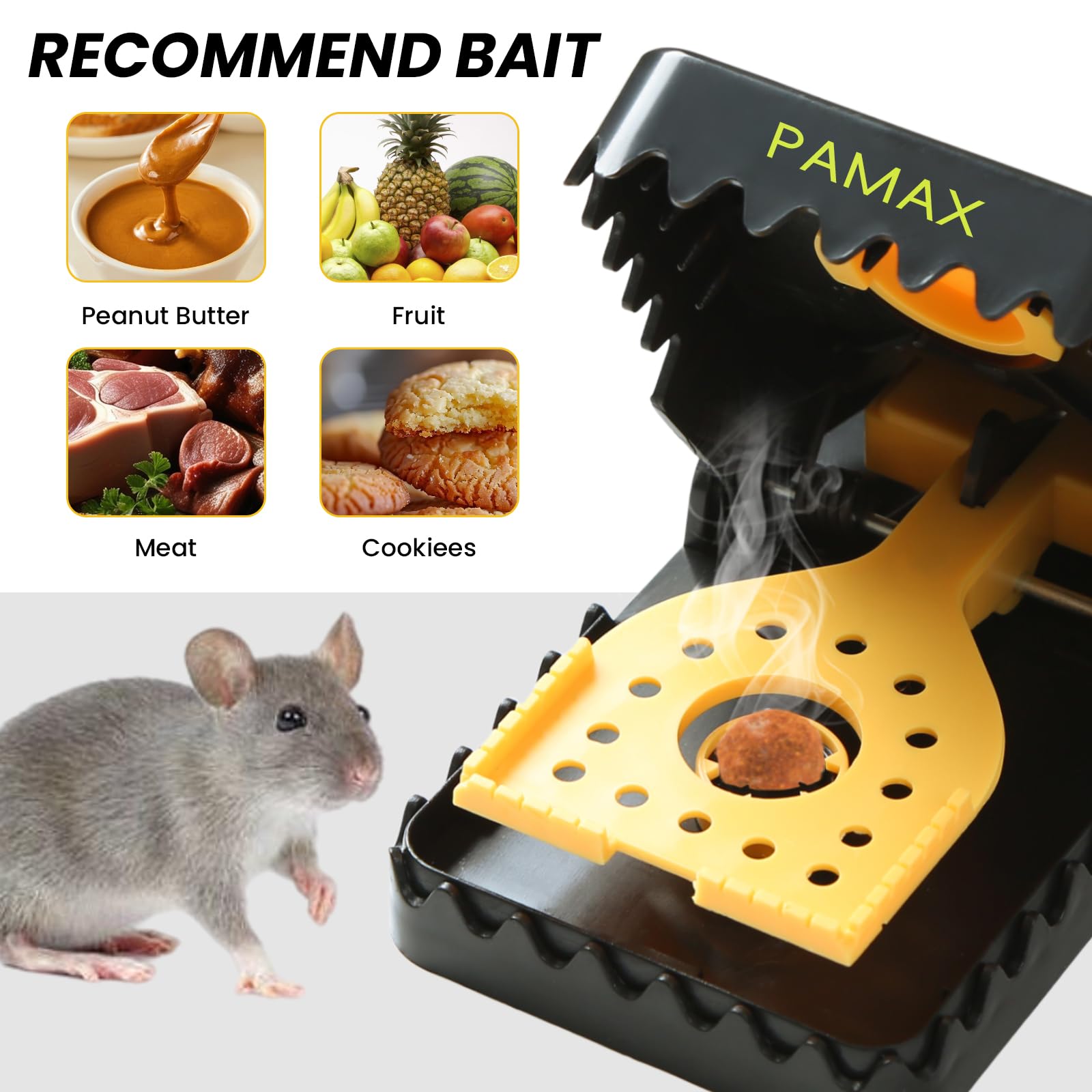 PAMAX next to ruler for scale, benefit compact space-saving size