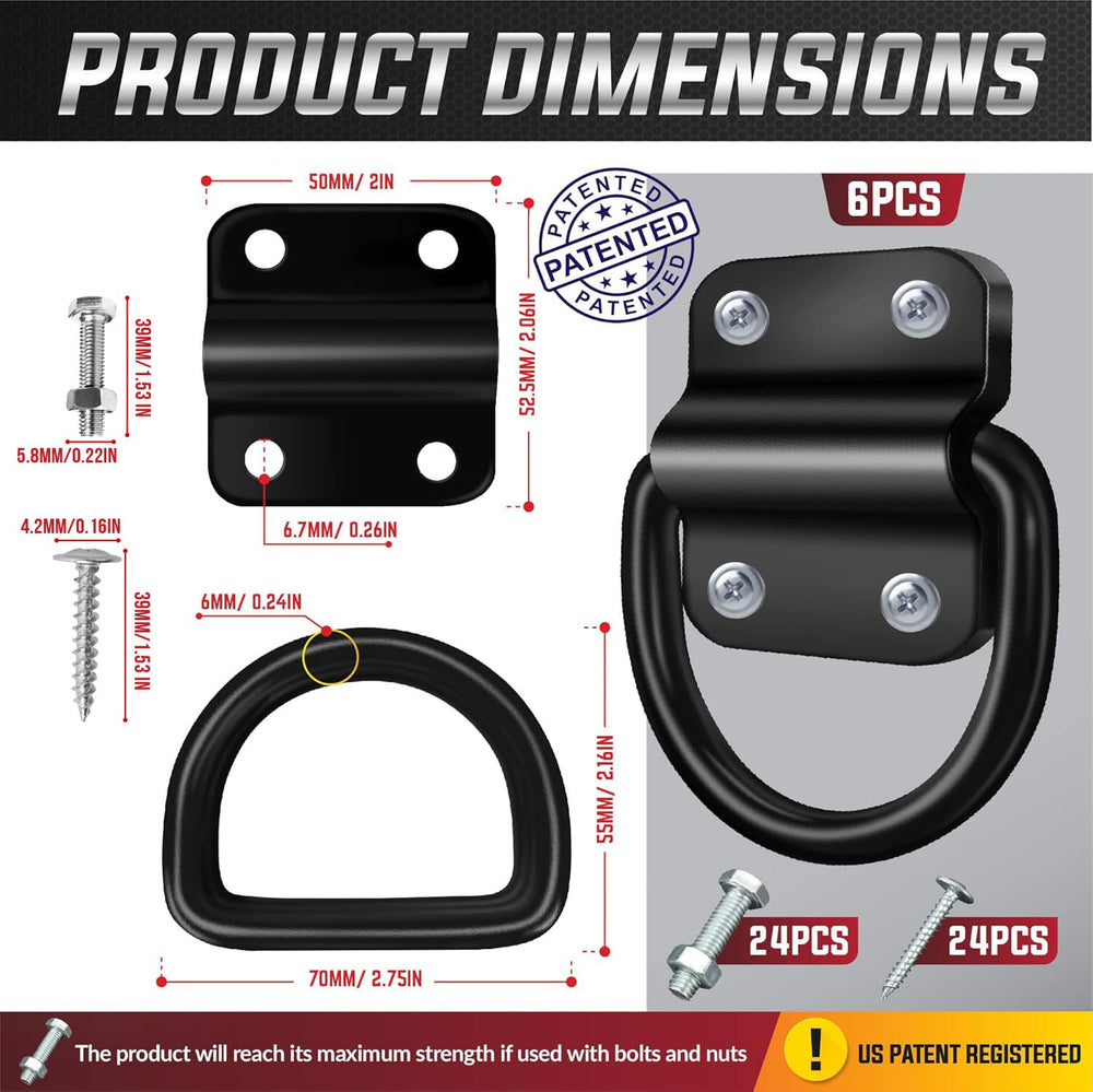PAMAZY anchor bolted into trailer floor demonstrating secure mounting and stable load distribution