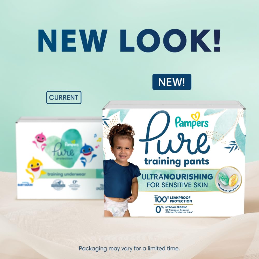 Pampers Pure close-up of vitamin-infused liner highlighting skin-friendly comfort