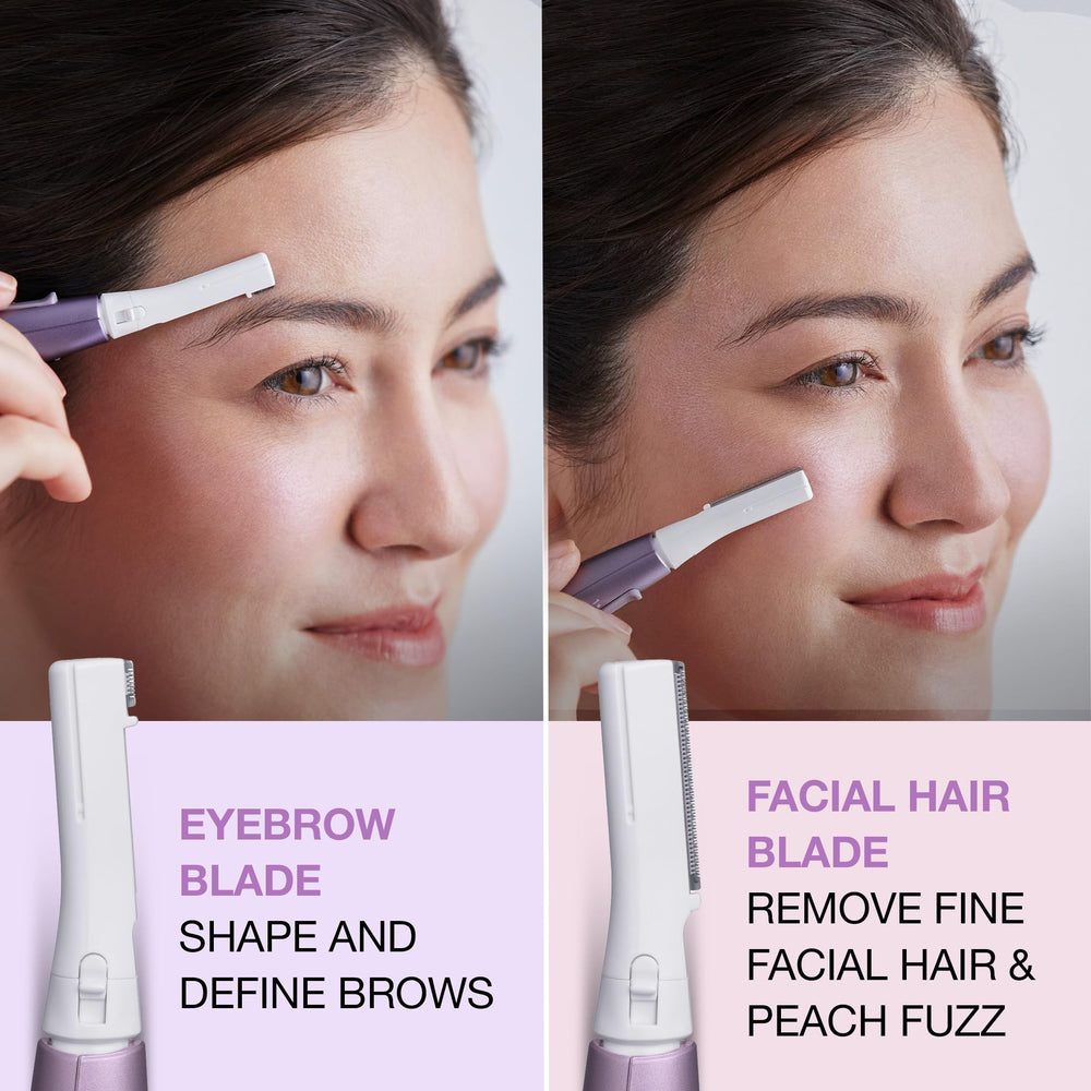 Panasonic ES-WF71 flexible head angled to follow facial contours for comfort